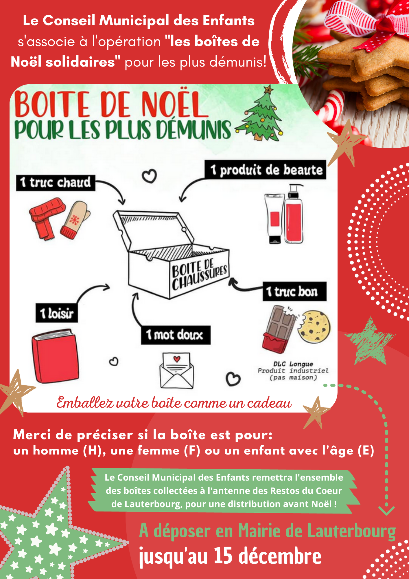boite de noël solidaire