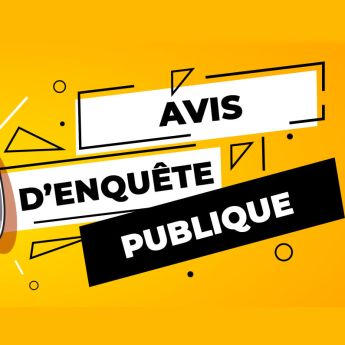 Avis d'enquête publique unique