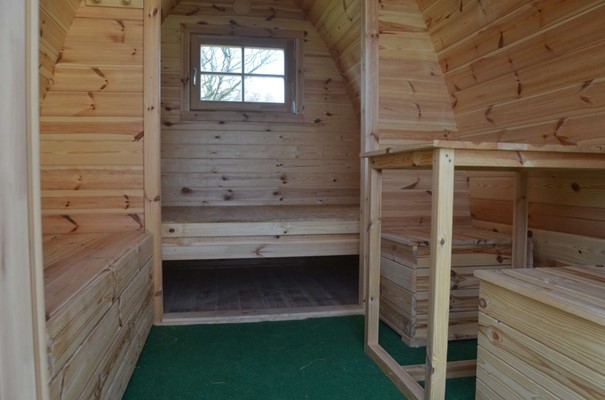 Photo intérieur d'un Pod au camping de Lauterbourg
